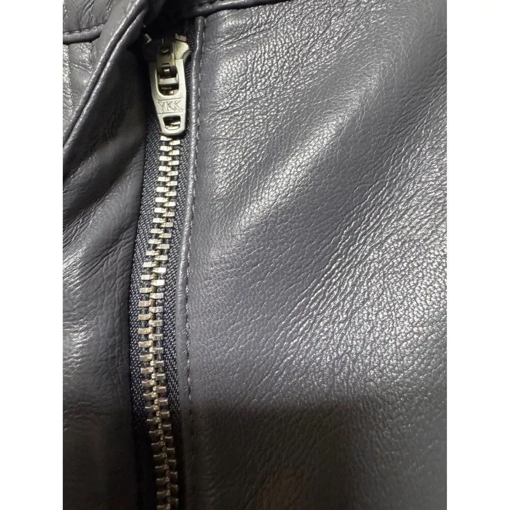 WILFRED The Melina High Rise Vegan Leather Straight Leg 